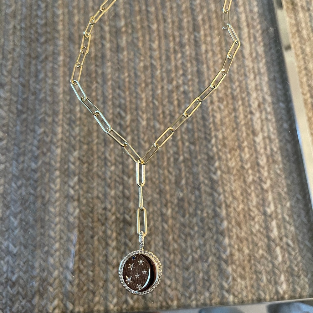 Melinda Maria Star Lariat Necklace